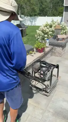 Driveway cleaning pass
