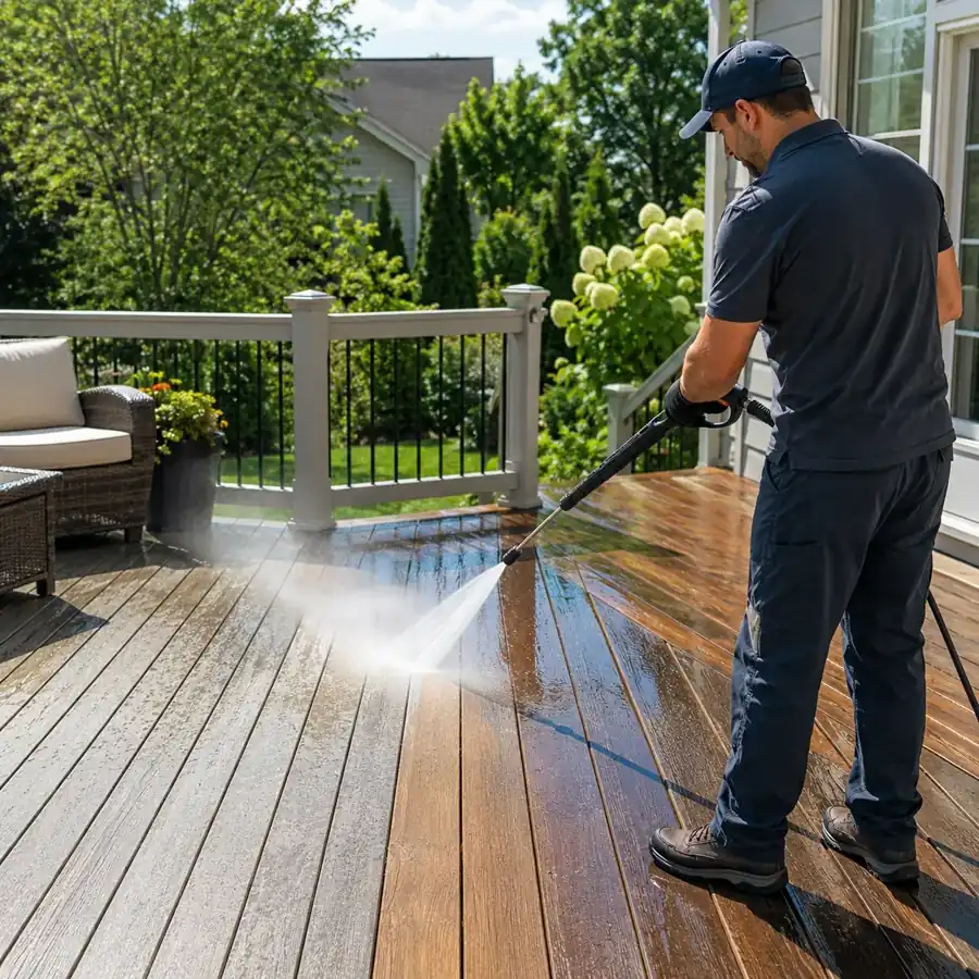 Composite & Trex Deck Cleaning by Capital Pro Pressure Washing