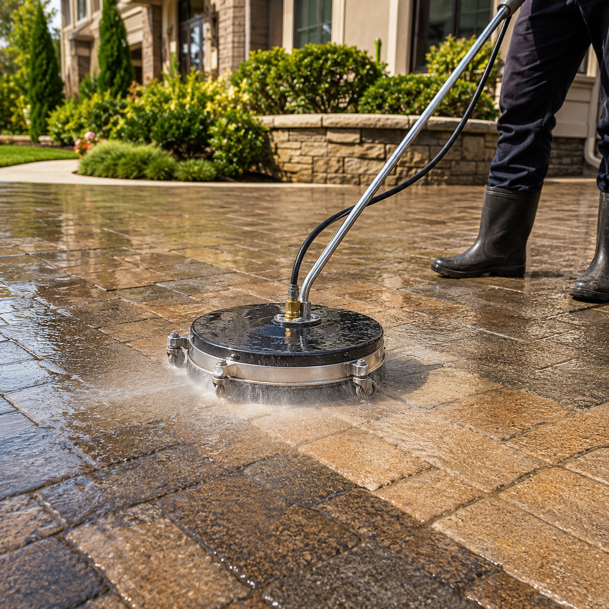 Paver Cleaning & Sealing by Capital Pro Pressure Washing