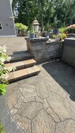 Exterior cleaning on the job