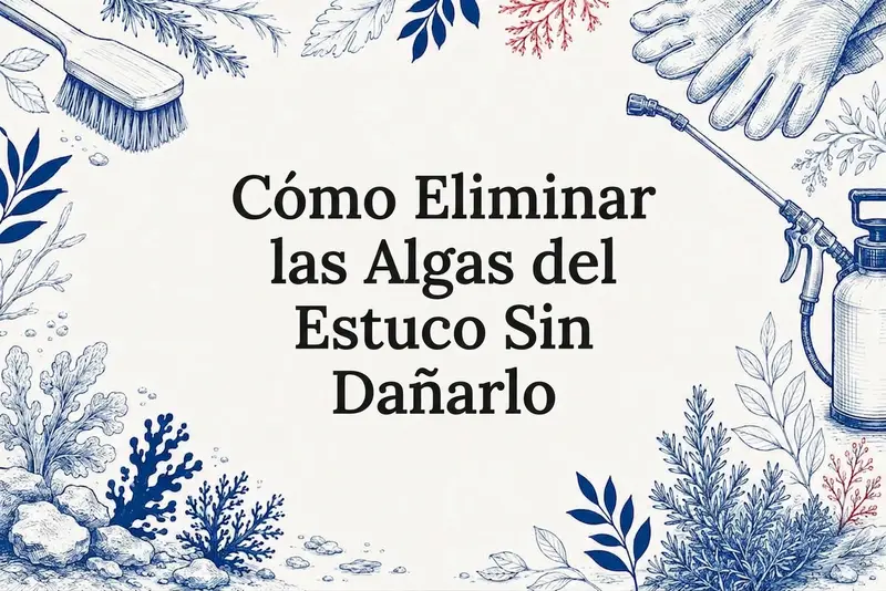 Cómo Eliminar las Algas del Estuco Sin Dañarlo