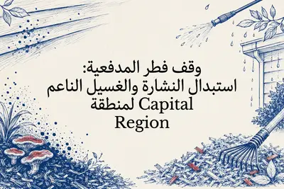 وقف فطر المدفعية: استبدال النشارة والغسيل الناعم لمنطقة Capital Region
