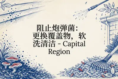 阻止炮弹菌:更换覆盖物,软洗清洁 - Capital Region