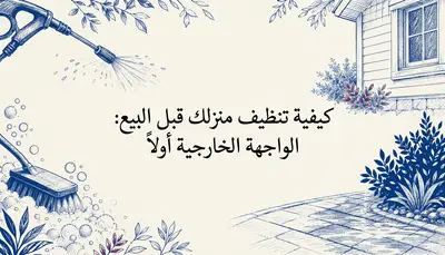 كيفية تنظيف منزلك قبل البيع: الواجهة الخارجية أولاً