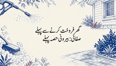 گھر فروخت کرنے سے پہلے صفائی: بیرونی حصہ پہلے