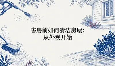 售房前如何清洁房屋:从外观开始