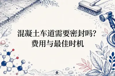 混凝土车道需要密封吗?费用与最佳时机