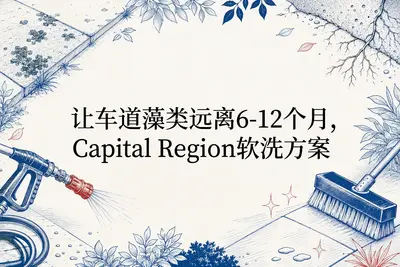 让车道藻类远离6-12个月,Capital Region软洗方案