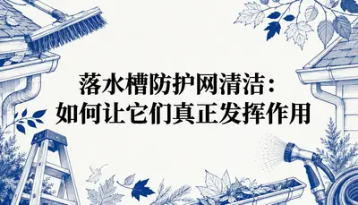 落水槽防护网清洁：如何让它们真正发挥作用