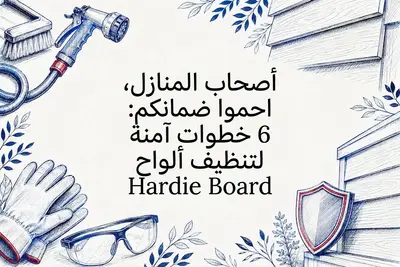 أصحاب المنازل، احموا ضمانكم: 6 خطوات آمنة لتنظيف ألواح Hardie Board