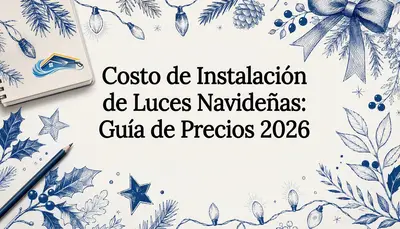 Costo de Instalación de Luces Navideñas: Guía de Precios 2026