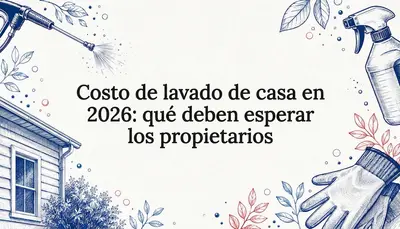 Costo de lavado de casa en 2026: qué deben esperar los propietarios