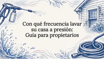 Con qué frecuencia lavar su casa a presión: Guía para propietarios