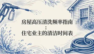 房屋高压清洗频率指南：住宅业主的清洁时间表