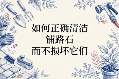 如何正确清洁铺路石而不损坏它们