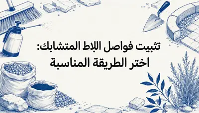 تثبيت فواصل البلاط المتشابك: اختر الطريقة المناسبة