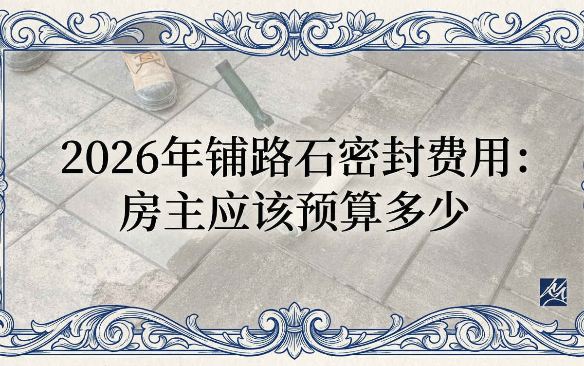 2026年铺路石密封费用：房主应该预算多少