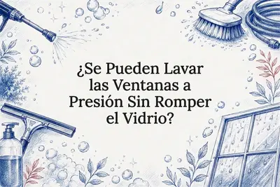 ¿Se Pueden Lavar las Ventanas a Presión Sin Romper el Vidrio?