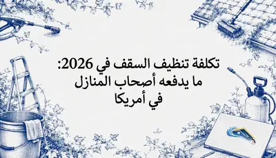 تكلفة تنظيف السقف في 2026: ما يدفعه أصحاب المنازل في أمريكا
