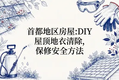 首都地区房屋:DIY屋顶地衣清除,保修安全方法