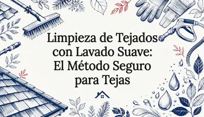 Limpieza de Tejados con Lavado Suave: El Método Seguro para Tejas