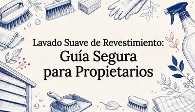 Lavado Suave de Revestimiento: Guía Segura para Propietarios