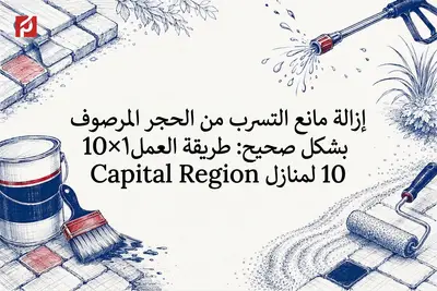 إزالة مانع التسرب من الحجر المرصوف بشكل صحيح: طريقة العمل 10×10 لمنازل Capital Region