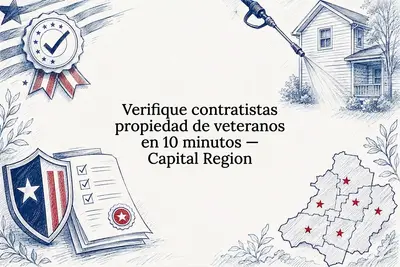 Verifique contratistas propiedad de veteranos en 10 minutos — Capital Region