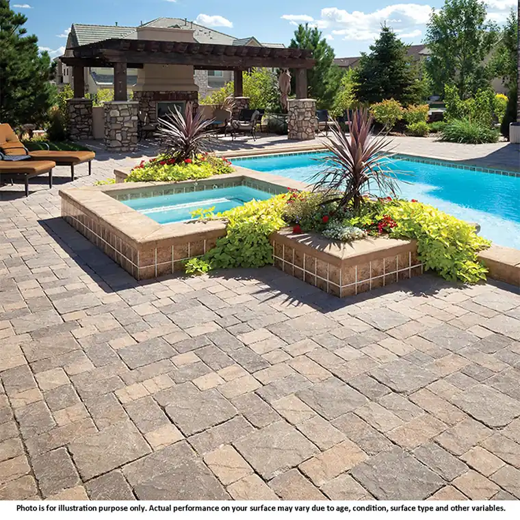 Invisible Sealer paver example